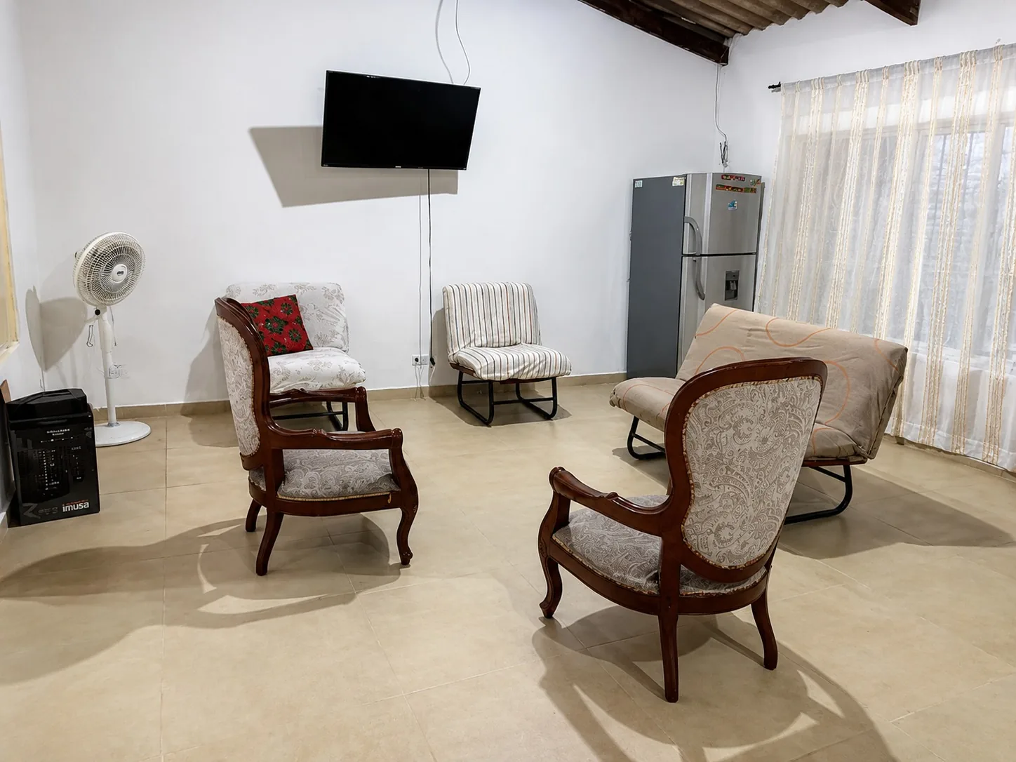 Sala social de Finca Fercho
