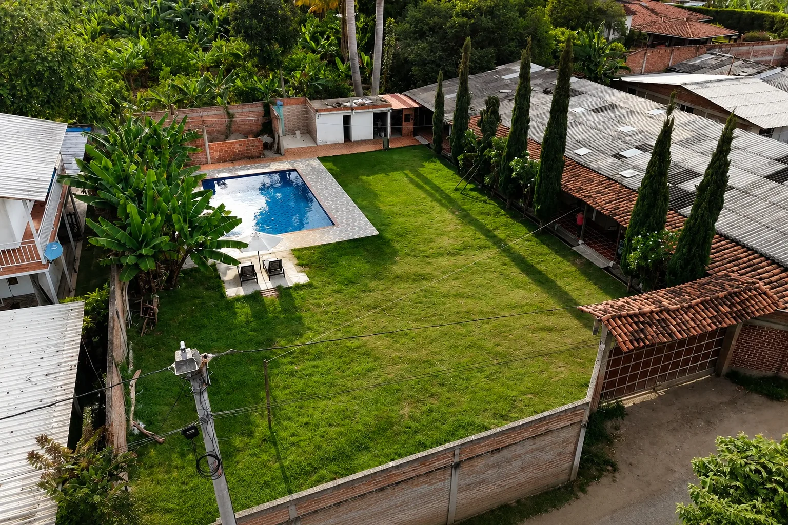Vista aérea de Finca Fercho